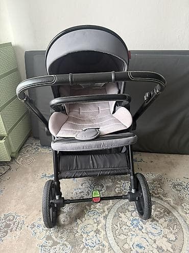 хай люкс: Состояние 10/10. Прогулочная коляска NEW LUX, серый цвет — 2