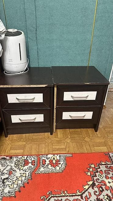 foldable table: Прикроватная тумба, Без зеркала, цвет - Коричневый, ЛДСП — 2