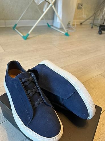 кеды поло: Мужские кроссовки, 44, Новый, цвет - Синий, Самовывоз, Бесплатная доставка, Платная доставка — 2