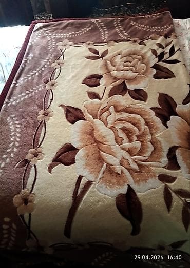 вязаное одеяло на выписку: Плед, Б/у, Все сезоны, Плюшевый — 3