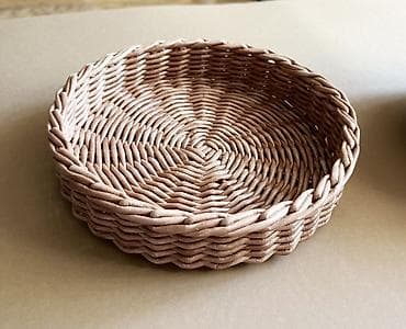 Кухонные принадлежности: Плетёные корзины. хлебницы, сервировки и хранения. Размер 22/14.5 — 6