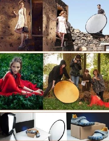 зеркало напольные: Круглый Отражатель. Диаметр – 110 см. Подходит для поясных портретов и — 1