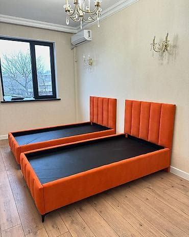 metta samurai: На заказ. Кровать в современном стиле с мягким изголовьем серого — 4