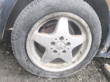 Литые Диски R 16 AMG, Пара, отверстий - 5, Б/у