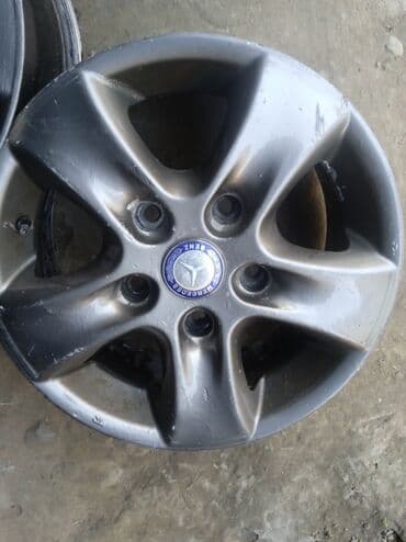 купить диски на пассат б3: Железные Диски R 15 AMG, Комплект, отверстий - 5, Б/у — 4