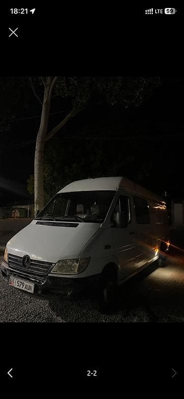е34 540: Грузоперевозки на Mercedes Sprinter (будка/фургон). Есть гидроборт — 3