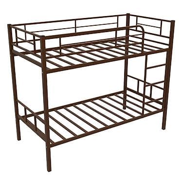 Эмерек: Металлическая двухъярусная кровать - Прочная сварная рама из стальных — 1