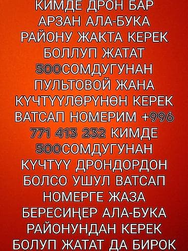 Ищу мощный дрон с пультом управления. Нужен недорого, предпочтительно