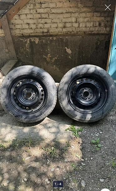 r17 r18: Колеса в сборе 205 / 65 / R 16, Всесезонная, Б/у, Комплект, Легковые, Железные, отверстий - 4 — 1