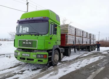 Тягач, MAN, 2000 г., Бортовой