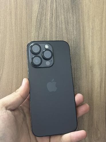 IPhone 14 Pro, 512 ГБ, Black Titanium, Чехол, 82 %
