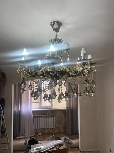 Люстралар: Продаётся люстра. Красивая классическая люстра с хрустальными — 5