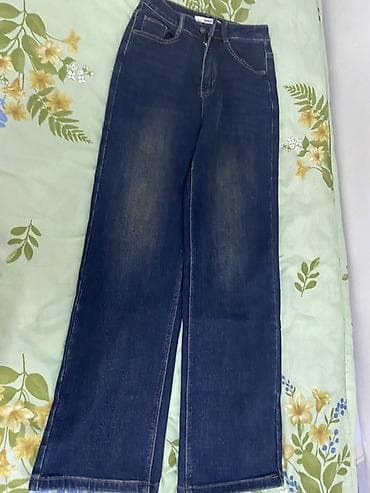 Джинсы, Прямые, Высокая талия