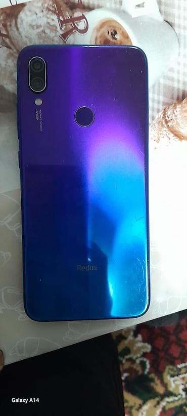 xiaomi телевизор бишкек: Redmi, Redmi Note 7, Колдонулган, 64 ГБ, түсү - Көк, Бөлүп төлөө менен, 2 SIM — 8
