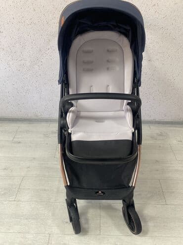 бу коляски для новорожденных: Коляска, цвет - Голубой, Б/у — 1