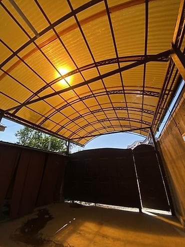 араба тачка: Навес, Арочный, Металл, Поликарбонат — 4