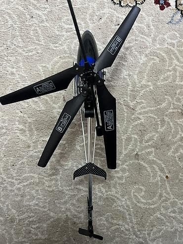 Дроны: Радиоуправляемый вертолёт NEW SPEED SRAY (синий) - Электрический — 4