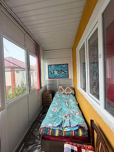 чистый дом: 45 м², 1 комната, Балкон застеклен — 5