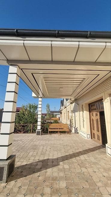 Курулуш жана оңдоо кызматтары: Подшивка карнизов и навесов металлическими кассетами (фасадные софиты) — 2