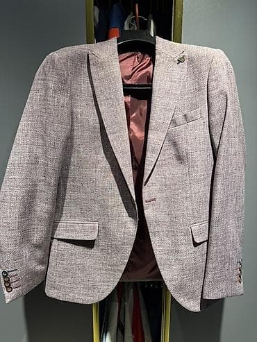 Пиджак, Классическая модель, Шерсть, Однобортная модель, Турция, M