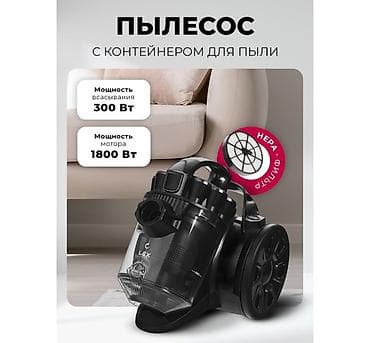 пылесос родекс: Пылесос, Стандартный, Сухая, Контейнер, Циклонный фильтр — 1