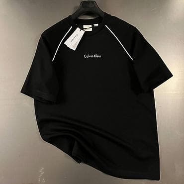 Мужская одежда: Мужская футболка, Все размеры, Calvin Klein, Новый, цвет - Черный, Платная доставка — 1
