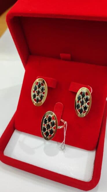 эксклюзивные свадебные пригласительные: Набор украшений, Проба 925, Женские, Новый — 1