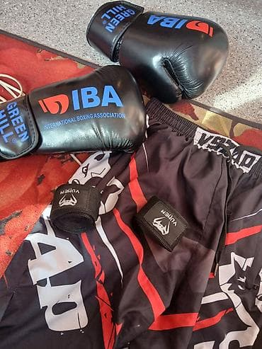 перчатки fox: Комплект для бокса/единоборств: - Боксерские перчатки Green Hill с — 3