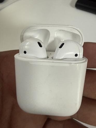 Беспроводные вкладыши наушники, Apple, Airpods 2, Б/у