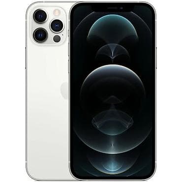 Техника и электроника: IPhone 12 Pro, Б/у, 128 ГБ, Matte Silver, Зарядное устройство, Чехол, Кабель, 82 % — 1