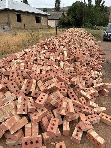 рубероид бишкек: Тешиктүү, Бышкан кирпич, Жарым блок, 250×120×88 — 8