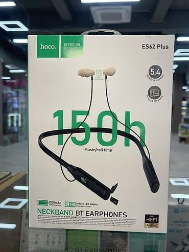 Вкладыши, Hoco, Новый, Беспроводные (Bluetooth), Классические