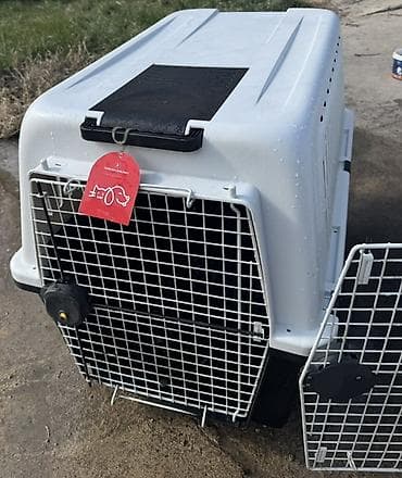 купить клетку для большой собаки: Переноски/контейнеры для животных (крупные) - Жесткий пластиковый — 2