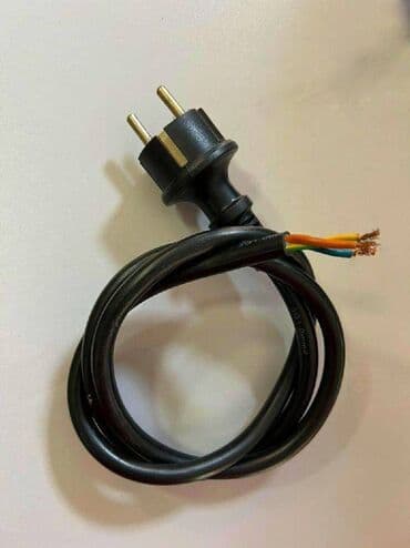 кабель питания для ноутбука: Кабель резиновый с евровилкой, длина 1 метр VDE H07RN-F — 1