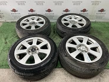 bbs diska: Колеса в сборе 225 / 55 / R 17, Лето, Б/у, Комплект, Легковые, Литые, отверстий - 5 — 1