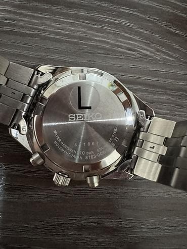 Аксессуарлар: Продаю оригинальные мужские наручные часы Seiko SSB427P1 Покупались — 5