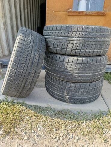 1С иштеп чыгуу: Шиналар 245 / 45 / R 18, Кыш, Колдонулган, Комплект, Жеңил унаалар, Жапония, Bridgestone — 10