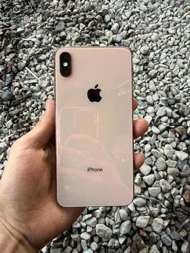 apple ноутбук: IPhone Xs Max, Б/у, 256 ГБ, Золотой, Стилус, Кабель, 100 % — 1