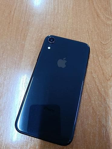 IPhone Xr, Б/у, 64 ГБ, Черный, Чехол, 77 %