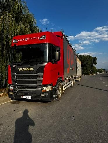 Тягач, Scania, 2020 г., Тентованный