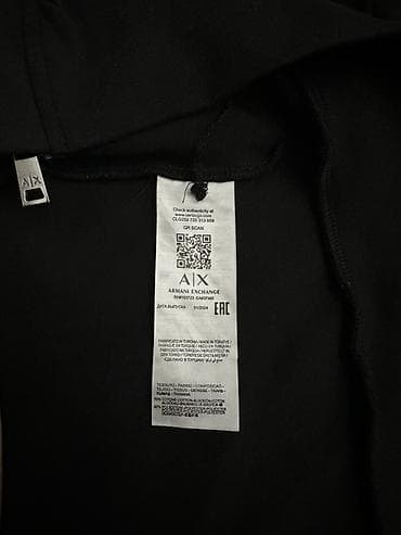 armani exchange двойка: Мужская толстовка, S, Armani, Новый, цвет - Черный — 4