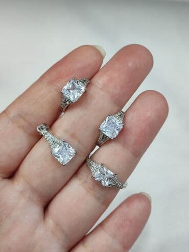 купить свадебное платье недорого: Набор украшений, Проба 925, Женские, Новый — 1