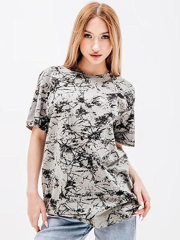 футболки бодибилдинг: Футболка мужская с абстрактным принтом - Материал: 100% хлопок — 6