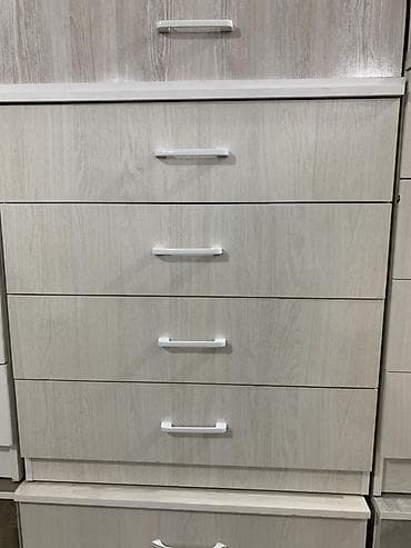 органайзеры для хранения одежды: Комод для одежды, Новый, Без зеркала, ЛДСП, цвет - Серый, Бесплатная доставка — 4