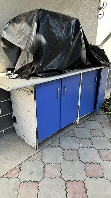 Туалетные столики: Кухонный гарнитур, цвет - Синий, Самовывоз — 1