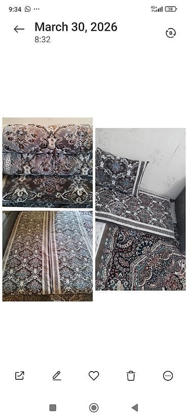 Комплект одеяла и подушки, Все сезоны, Двусторонний