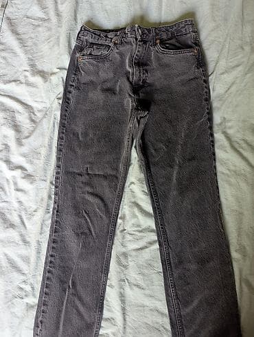 Джинсы: Джинсы, Прямые, H&M, Средняя талия, M — 1