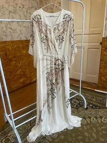 Платье-макси с запахом и поясом очень красивая платье - Цвет