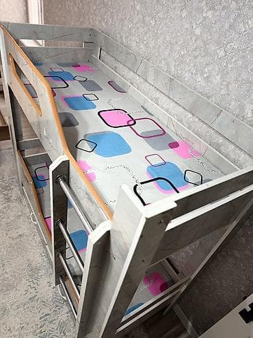 dunk low: СРОЧНО❗️❗️❗️ Двухъярусная детская кровать с лестницей и защитными — 5