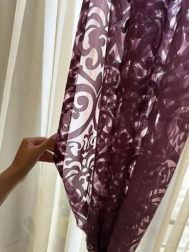 Текстиль: Комплект штор для гостиной/спальни с ламбрекеном - Двухслойное — 5